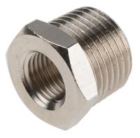 0904-13-21 Legris LF3000 Series Straight Threaded Adaptor, R 1/2 Male to G 1/4 Female, Threaded Connection Style