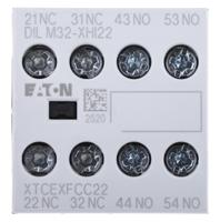 277377-dilm32-xhi22 Eaton Auxiliary Contact, 4 Contact, 2NC + 2NO, Front Mount