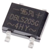 dbls205g-rd Taiwan Semiconductor Bridge Rectifier, 2A, 600V, 4-Pin