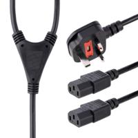 pxt101yuk StarTech.com BS 1363 Power (UK) Plug to IEC 60320 C13 Power Socket Power Cable, 1.8m