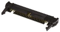 1-5499922-0 TE Connectivity AMP-LATCH Series Straight Through Hole PCB Header, 50 Contact(s), 2.54 mm Pitch, 2 Row, Shrouded