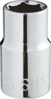 sh-22 SAM 1/2 in Drive 22mm Standard Socket, 6 point, 40 mm Overall Length