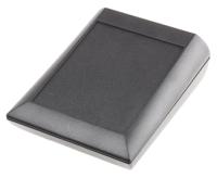 a0612109 OKW Comtec Series Black ABS Desktop Enclosure, Sloped Front, 120 x 150 x 63mm