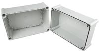 pc-2819-18-g-enclosure Fibox SOLID PC Series Grey Polycarbonate Enclosure, IP67, Grey Lid, 278 x 188 x 180mm