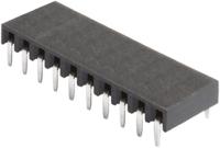 m20-7891046 HARWIN Right Angle Through Hole Mount PCB Socket, 10-Contact, 1-Row, 2.54mm Pitch, Solder Termination