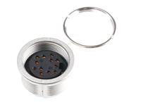 c091-31n012-2002 Amphenol C 091 D Series, 12 Pole Din Socket Socket, 3A, 150 V ac/dc IP67