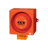 yl80nlarfwr Clifford & Snell YL80 Series Amber Sounder Beacon, 230 V ac, IP66, Wall Mount, 116dB at 1 Metre