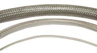 912-26233-hegtb530 HellermannTyton Braided Tinned Copper Silver Cable Sleeve, 3mm Diameter, HEGTB530 Series