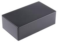 1591esbk Hammond 1591 Series Black ABS Enclosure, IP54, Black Lid, 191 x 110 x 57mm
