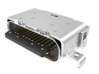 124018402112a Amphenol Communications Solutions Right Angle, Mid Mount, Receptacle Type Type C USB3.2 USB C Connector