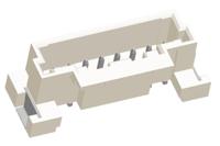 560020-0820 Molex DuraClik Series Straight Surface PCB Header, 8 Contact(s), 2 mm Pitch, 1 Row, Shrouded
