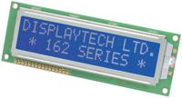 202b-cc-bc-3lp Displaytech 202B-CC-BC-3LP Alphanumeric LCD Display, Black on Blue, 2 Rows by 20 Characters, Transflective