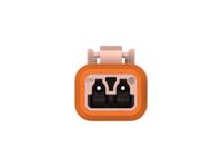 dt06-2s-te09 TE Connectivity, DT06-2S Automotive Connector Socket Brown Cable 2 Way, Cable Termination DT06-2S-TE09