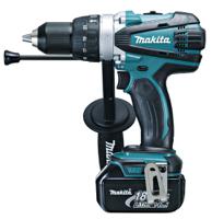 dhp458rtj Makita DHP458Z Keyless 18V Cordless Combi Drill Li-Ion, Type G - British 3-Pin