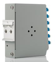 1019711 Phoenix Contact 6 Port LC Single Mode Duplex Fibre Optic Patch Panel With 2 Ports Populated