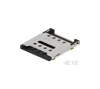 2499165-1 TE Connectivity, 2499165 8 Way Horizontal Hinged Micro SIM Card Connector With Surface Mount Termination