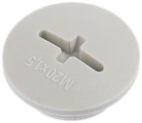 52006120 Lapp Blanking Plug, M20, Fibreglass Nylon, 24mm Diameter, Threaded