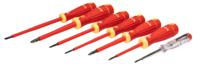 b220027 Bahco B220.027 Phillips; Slotted Insulated Screwdriver Set, 7-Piece