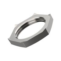 52103350lf Lapp Nickel Nickel Plated Brass Cable Gland Locknut, M40 x 1.5mm Thread
