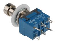 846-6732 RS PRO Push Button Switch, Latching, PCB, 12.2mm Cutout, DPDT