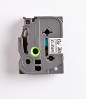 tze-s151 Brother Black on Clear Label Printer Tape, 8 m Length, 24 mm Width