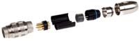 0332-08 Lumberg 8 Pole Din Plug, DIN EN 60529, 5A, 60 V ac IP68, Male, Cable Mount