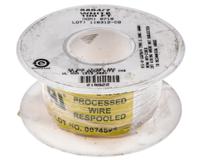 58547-wh005 Alpha Wire Hook-up Wire TEFLON Series White 0.23 mm² Hook Up Wire, 24 AWG, 7/0.20 mm, 30m, PTFE Insulation, 5854/7 WH005