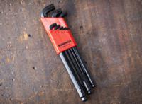 sblx9mm Bondhus 9 piece L Shape Metric Hex Key Set, 1.5 → 10mm