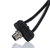 175-2510 RS PRO 4 Pole M12 Plug to 4 Pole M12 Socket Adapter