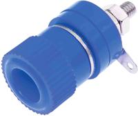 208-0289 RS PRO Blue Female Banana Socket, 4 mm Connector, Solder Termination, 24A, 30V, Nickel Plating