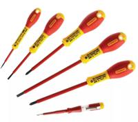 0-65-441 Stanley Phillips; Slotted Insulated Screwdriver Set, 6-Piece