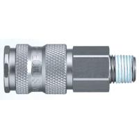 25kbaw17mpn Legris Nickel Plated Brass Male Pneumatic Quick Connect Coupling, BSPP 3/8 in Male 23mm Male Thread