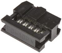 t812110a100ceu Amphenol Communications Solutions 10-Way IDC Connector Socket for Cable Mount, 2-Row
