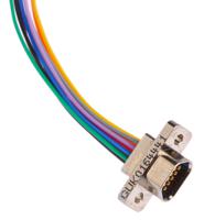 mwdm2l-9s-6e5-18b Glenair MWDM 9 Way D-sub Connector Socket