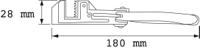 244-18 SAM  Series Wire Stripper, 1.1mm Min, 3.5mm Max, 180 mm Overall