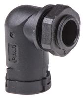 alwd-m162 PMA 90° Elbow, Conduit Fitting, 16mm Nominal Size, M16, PA 6, Black IP66 rating