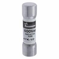 ktk-12 Eaton 500mA F Melamine Cartridge Fuse, 10 x 38mm