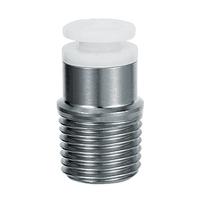 kgs06-m5 SMC KGS Series Hexagon Socket Head Male Connector, 6 mm to M5 Male, Threaded-to-Tube Connection Style, KGS06-M5