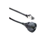 px08575m00 BulginStandard Buccaneer - Ethernet, 5m Cat8, Black RJ45 to Male RJ45 Male, S/FTP Shielded, Terminated PVC Sheath