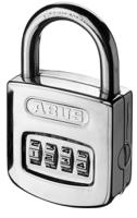16050-bdfnli ABUS Key Weatherproof Steel Padlock, 8mm Shackle, 51mm Body