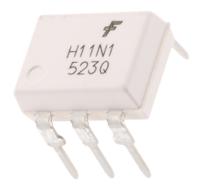h11n1m onsemi, H11N1M DC Input Schmitt Trigger Output Optocoupler, Through Hole, 6-Pin DIP