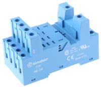 9604sma Finder 96 14 Pin 250V ac DIN Rail Relay Socket, for use with 56.34