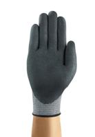 11537110 Ansell HyFlex 11-537 Black Fibreglass, High Performance Polyethylene, Nylon, Spandex (Liner) Work Gloves, Size 11,