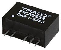 tmr-1-4811 TRACOPOWER TMR 1 DC-DC Converter, 5V dc/ 200mA Output, 36 → 75 V dc Input, 1W, Through Hole, +85°C Max Temp