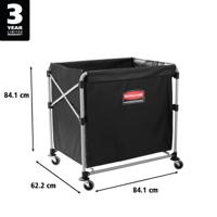 1871644 Rubbermaid Commercial Products Frame Cart, 300L Load