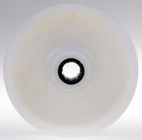 4014 LAG White Polyamide Hygienic, Low Rolling Resistance, Non-Marking Trolley Wheel, 400kg