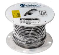 2421c-sl005 Alpha Wire Alpha Essentials Communication & Control Control Cable, 2 Cores, 0.81 mm² 18 AWG, Screened, 30 m, Grey
