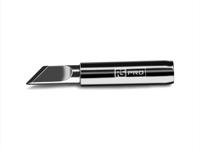 202-4524 RS PRO 2 mm Straight Knife Soldering Iron Tip for use with RS PRO Soldering Irons & Stations