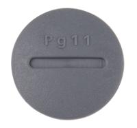 hpp11-sl080 Alpha Wire Blanking Plug, PG11, Chloroprene Rubber (O-Ring/Seal), Polyamide, 22mm Diameter, Threaded