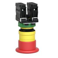 xb5at845 Schneider Electric Harmony XB5 Series Pull Release Emergency Stop Push Button, Panel Mount, 22mm Cutout, SPDT, IP66,
